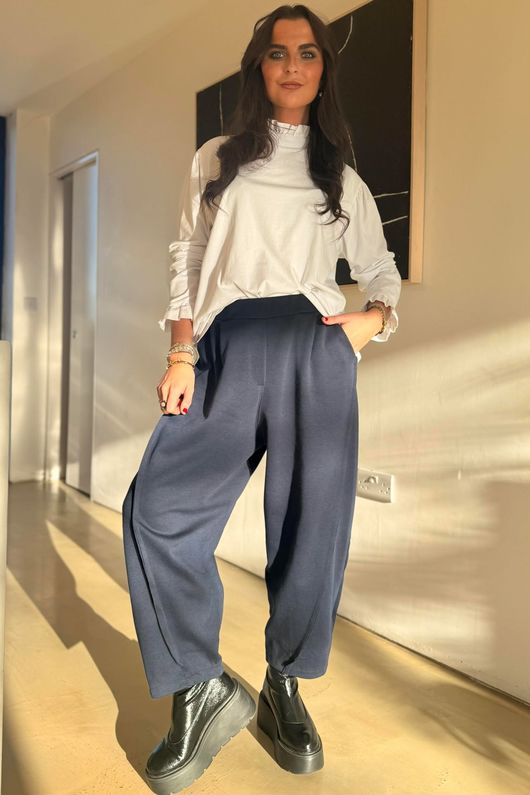 Sola Smart Tech Barrel Pant Navy /15=